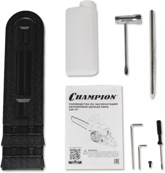 Бензопила Champion 246-15 1.9Вт 2.6л.с. дл.шины:16" (38cm) - купить недорого с доставкой в интернет-магазине