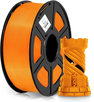 Пластик для принтера 3D Cactus CS-3D-PLA-1KG-ORANGE PLA d1.75мм 1кг L330м 1цв. - купить недорого с доставкой в интернет-магазине