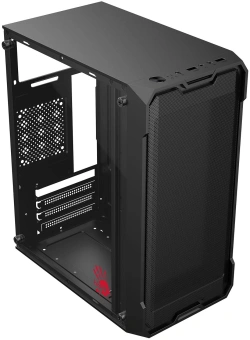 Корпус Bloody CC-129 черный без БП mATX 1x80mm 2x120mm 1xUSB2.0 1xUSB3.0 audio - купить недорого с доставкой в интернет-магазине