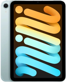 Планшет Apple iPad mini 2024 A2995 A17 Pro 6С RAM8Gb ROM128Gb 8.3" IPS 2266x1488 5G eSIM iOS голубой 12Mpix 12Mpix BT WiFi 9hr - купить недорого с доставкой в интернет-магазине