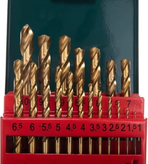 Набор сверл Metabo 627156000 по металлу (19пред.) для дрелей - купить недорого с доставкой в интернет-магазине