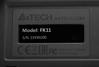 Клавиатура + мышь A4Tech Fstyler F1110 клав:черный/серый мышь:черный/серый USB Multimedia (F1110 GREY) - купить недорого с доставкой в интернет-магазине