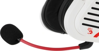 Наушники с микрофоном A4Tech Bloody G560 белый/красный 2м мониторные оголовье (G560 NARAKA) - купить недорого с доставкой в интернет-магазине