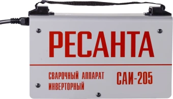Сварочный аппарат Ресанта САИ205 инвертор ММА DC 7.3кВт - купить недорого с доставкой в интернет-магазине