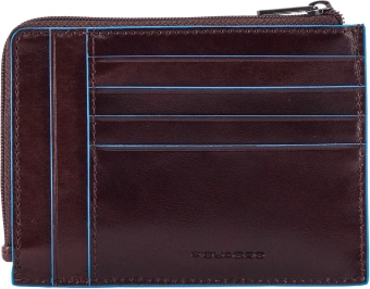 Чехол для кредитных карт Piquadro Blue Square PU1243B2R/MO коричневый натур.кожа - купить недорого с доставкой в интернет-магазине
