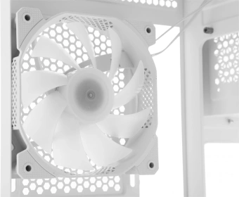 Корпус Formula Crystal Z5 TG белый без БП mATX 11x120mm 2xUSB2.0 1xUSB3.0 audio bott PSU - купить недорого с доставкой в интернет-магазине