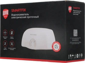 Водонагреватель Royal Thermo Smartfix TS 5.5кВт электрический настенный/белый - купить недорого с доставкой в интернет-магазине