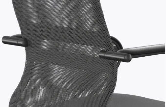 Кресло Метта SU-B-8 светло-серый сиденье светло-серый сетка с подголов. крестов. металл хром - купить недорого с доставкой в интернет-магазине