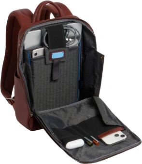 Рюкзак мужской Piquadro Black Square CA7167B3/CU табачный натур.кожа - купить недорого с доставкой в интернет-магазине