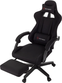 Кресло игровое Zombie Shadow черный Neo Black с подголов. крестов. пластик подст.для ног пластик черный - купить недорого с доставкой в интернет-магазине