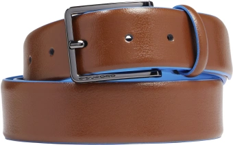Ремень мужской Piquadro Blue Square CU5258B2/M 125х3.5см каштановый натур.кожа - купить недорого с доставкой в интернет-магазине