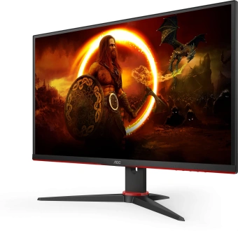 Монитор AOC 27" Gaming 27G2SAE черный/красный VA LED 16:9 HDMI M/M матовая 350cd 178гр/178гр 1920x1080 165Hz FreeSync Premium VGA DP FHD 4.63кг - купить недорого с доставкой в интернет-магазине