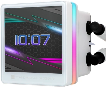 Система водяного охлаждения Thermalright Grand Vision 360 ARGB Soc-AM5/AM4/1151/1200/2066/2011/1700 белый 4-pin 29.4dB Al LCD Ret (G-VISION-360-WH-ARGB) - купить недорого с доставкой в интернет-магазине