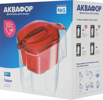 Кувшин Аквафор Гарри синий 3.9л. - купить недорого с доставкой в интернет-магазине