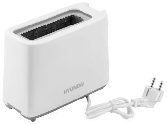 Тостер Hyundai HYT-8006 500Вт белый/серый - купить недорого с доставкой в интернет-магазине