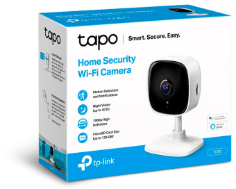 Камера видеонаблюдения IP TP-Link TAPO TC60 3.3-3.3мм цв. корп.:белый (TC60) - купить недорого с доставкой в интернет-магазине