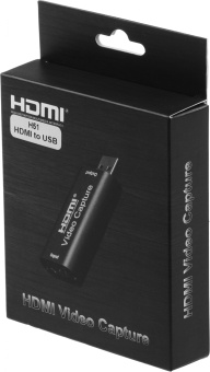 Адаптер аудио-видео Premier PX 5-990A HDMI (f)/USB черный (5-990A) - купить недорого с доставкой в интернет-магазине