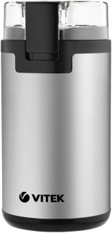 Кофемолка Vitek VT-8370 300Вт сист.помол.:ротац.нож вместим.:80гр стальной - купить недорого с доставкой в интернет-магазине