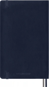 Блокнот Moleskine CLASSIC SOFT EXPENDED QP616EXPB20 Large 130х210мм 400стр. линейка мягкая обложка синий сапфир - купить недорого с доставкой в интернет-магазине