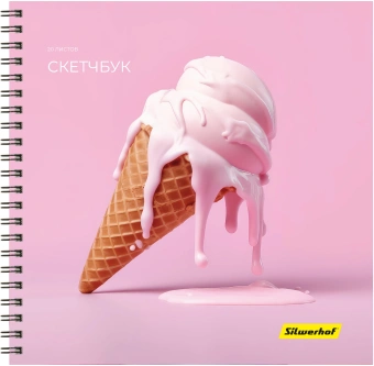 Скетчпад Silwerhof 20л. 190x190мм Нежность 4диз. гребень - купить недорого с доставкой в интернет-магазине