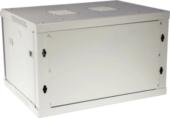 Шкаф коммутационный Lanmaster (TWT-CBWPM-27U-6X8-GY) настенный 27U 600x800мм пер.дв.металл задн.дв.спл.стал.лист 2 бок.пан. 60кг серый 56кг - купить недорого с доставкой в интернет-магазине