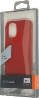 Чехол (клип-кейс) Deppa для Apple iPhone 12 mini Gel Color красный (87761) - купить недорого с доставкой в интернет-магазине