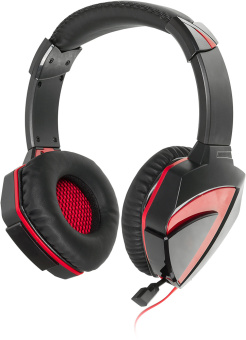 Наушники с микрофоном A4Tech Bloody G500 черный/красный 1.5м мониторные оголовье (A4TECH G500) - купить недорого с доставкой в интернет-магазине