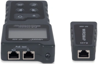 Тестер кабельный Cabeus HT-488-PoE черный - купить недорого с доставкой в интернет-магазине
