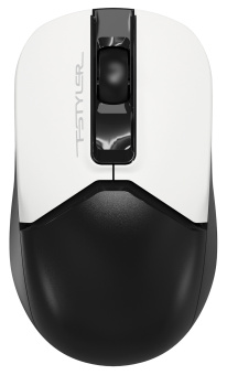 Мышь A4Tech Fstyler FB12 белый/черный оптическая (1200dpi) беспроводная BT/Radio USB (3but) - купить недорого с доставкой в интернет-магазине