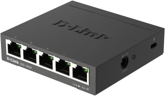 Коммутатор D-Link DGS-1005D/R1A 5x1Гбит/с неуправляемый - купить недорого с доставкой в интернет-магазине