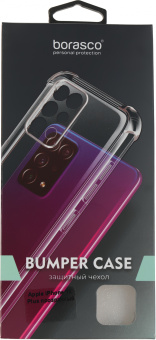 Чехол (клип-кейс) BoraSCO для Apple iPhone 15 Plus прозрачный (72406) - купить недорого с доставкой в интернет-магазине