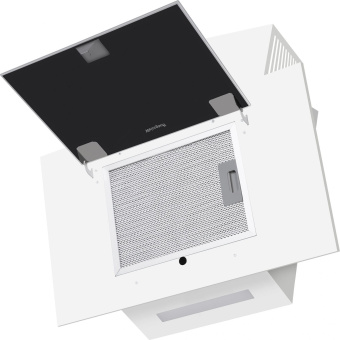 Вытяжка каминная Weissgauff Sigma 60 PB WH белый управление: кнопочное (1 мотор) - купить недорого с доставкой в интернет-магазине