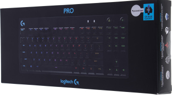 Клавиатура Logitech G Pro механическая черный USB for gamer LED (920-009393) - купить недорого с доставкой в интернет-магазине