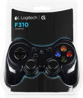 Геймпад Logitech F310 синий/черный USB (940-000138) - купить недорого с доставкой в интернет-магазине