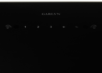 Вытяжка каминная Garlyn CH-60 черный управление: сенсорное (1 мотор) - купить недорого с доставкой в интернет-магазине