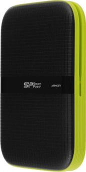 Жесткий диск Silicon Power USB3.0 4TB SP040TBPHDA60S3K A60 Armor 2.5" черный/зеленый - купить недорого с доставкой в интернет-магазине