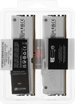 Память DDR5 2x32GB 6000MHz Kingston KF560C30BWEAK2-64 Fury Beast RGB RTL Gaming PC5-48000 CL30 DIMM 288-pin 1.4В kit single rank с радиатором Ret - купить недорого с доставкой в интернет-магазине