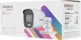 Камера видеонаблюдения аналоговая HiWatch DS-T200L(C)(3.6mm) 3.6-3.6мм HD-CVI HD-TVI цв. корп.:белый - купить недорого с доставкой в интернет-магазине