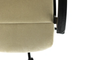 Кресло Бюрократ Triest Fabric песочный Light-21 крестов. металл черный - купить недорого с доставкой в интернет-магазине