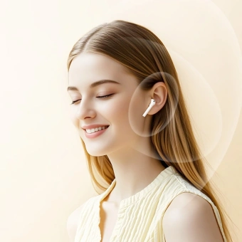 Гарнитура внутриканальные Hoco EW91 TWS белый беспроводные bluetooth в ушной раковине (47779) - купить недорого с доставкой в интернет-магазине