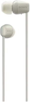 Гарнитура внутриканальные Sony WI-C100 бежевый беспроводные bluetooth шейный обод (WI-C100/CZ) - купить недорого с доставкой в интернет-магазине