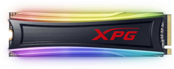 Накопитель SSD A-Data PCIe 3.0 x4 512GB AS40G-512GT-C S40G RGB M.2 2280 - купить недорого с доставкой в интернет-магазине