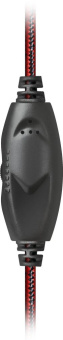 Наушники с микрофоном Defender Warhead G-370 черный/красный 2м накладные оголовье (64037) - купить недорого с доставкой в интернет-магазине