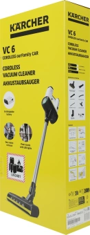 Пылесос ручной Karcher VC 6 Cordless ourFamily Car 250Вт черный/белый - купить недорого с доставкой в интернет-магазине