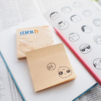 Блок самоклеящийся бумажный Stick`n 21639 76x76мм 100лист. 62г/м2 Kraft Notes - купить недорого с доставкой в интернет-магазине