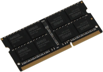 Память DDR3 8GB 1600MHz AMD R538G1601S2S-U RTL PC3-12800 CL11 SO-DIMM 204-pin 1.5В dual rank Ret - купить недорого с доставкой в интернет-магазине