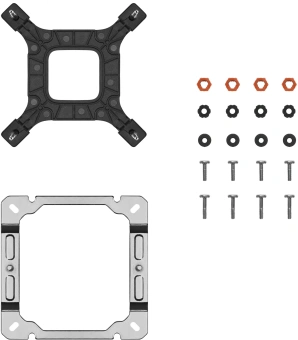 Устройство охлаждения(кулер) Deepcool AK400 Digital SE ARGB Soc-AM5/AM4/1200/1700/1851 черный 4-pin 19-28dB Al+Cu LCD 220W 812gr Ret (R-AK400-BKADMN-GJD) - купить недорого с доставкой в интернет-магазине