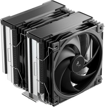 Устройство охлаждения(кулер) Deepcool AG620 G2 Soc-AM5/AM4/1200/1700/1851 серебристый/черный 4-pin 23.08-29.22dB Al+Cu 260W 1036gr Ret (R-AG620-BKNPMG2-G) - купить недорого с доставкой в интернет-магазине