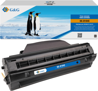 Картридж лазерный G&G GG-D104S черный (1500стр.) для Samsung ML-1660K, ML-1665K, 1661K, ML-1660, ML-1665, ML-1865W, ML-1666, ML-1860, ML-1673, ML-1674, ML-1673DCS, ML-1865K, ML-1864K, ML-1861K, ML-1865DCS, ML-1865WK, ML-1865EXP, SCX-3200, SCX-3210,  - купить недорого с доставкой в интернет-магазине