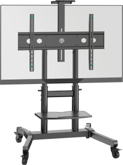 Стойка для телевизора Onkron TS1891 черный 50"-90" макс.100кг напольный мобильный - купить недорого с доставкой в интернет-магазине